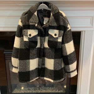 POS4000 Bernado Fleece Button up Jacket men size m new with tag